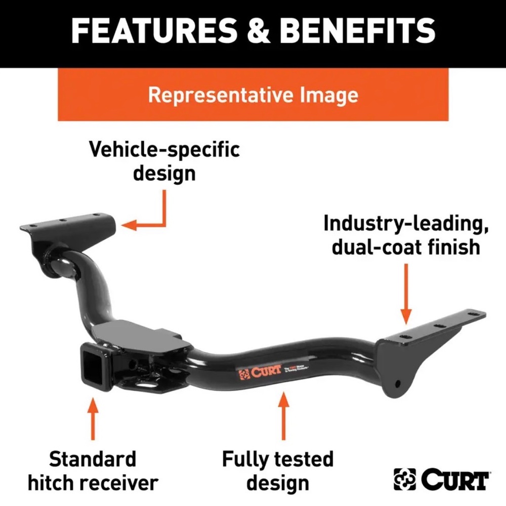 CURT Class 3 Hitch Receiver #13182 (NEW)